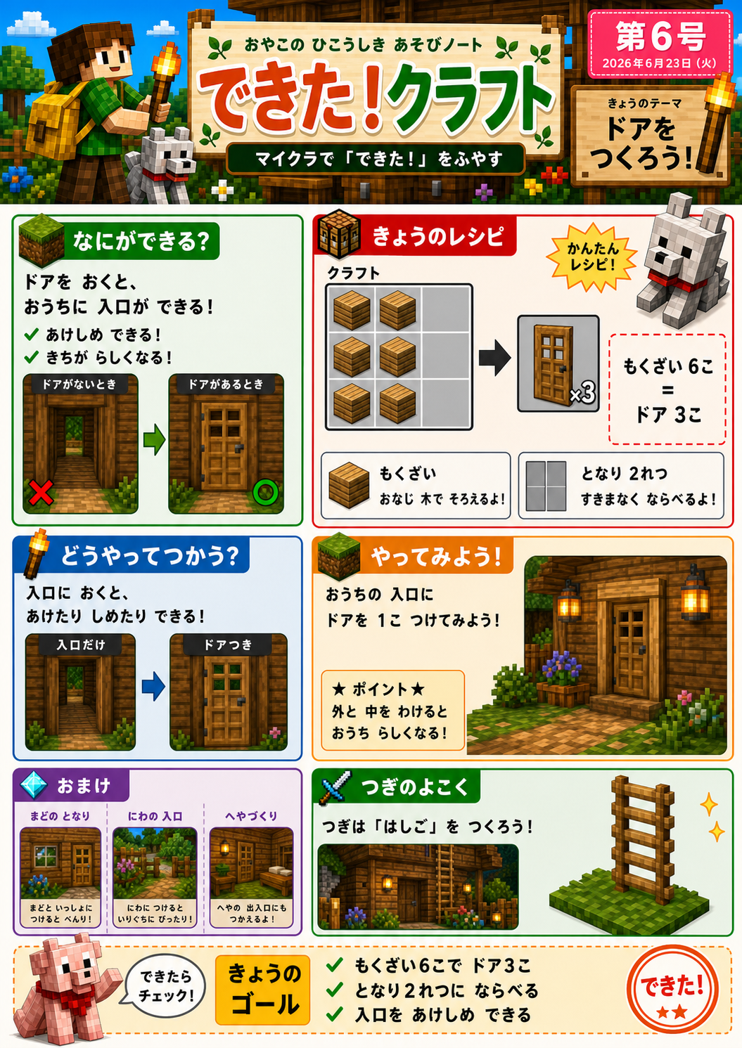 第006号 ドアをつくろう の誌面画像