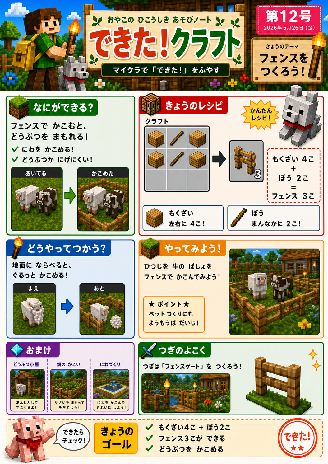 第012号 フェンスをつくろう の誌面画像