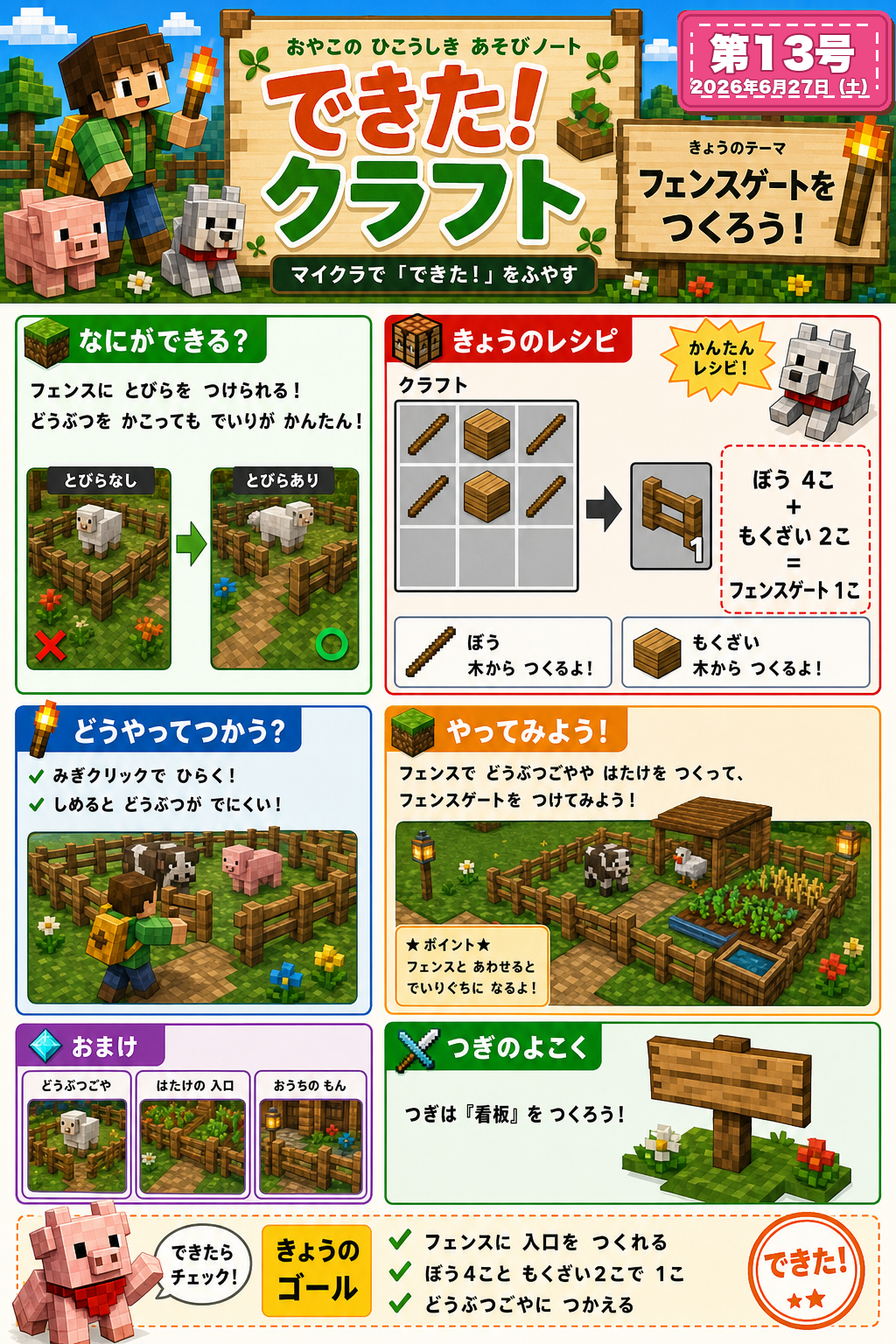 第013号 フェンスゲートをつくろう の誌面画像