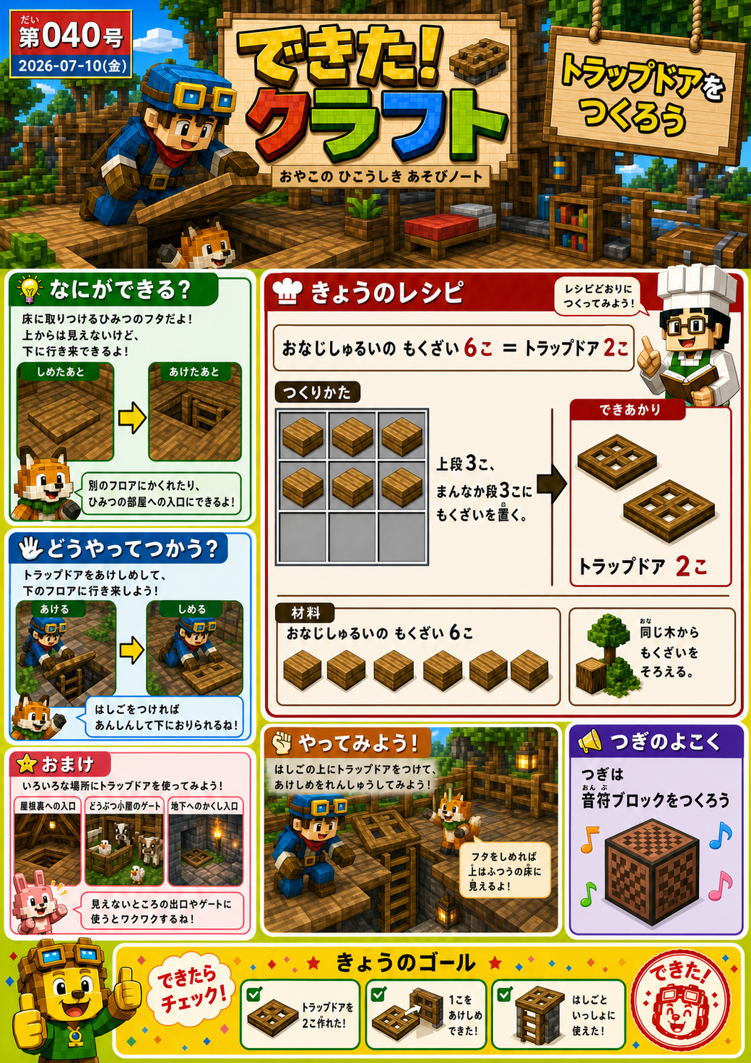 第040号 トラップドアをつくろう の誌面画像