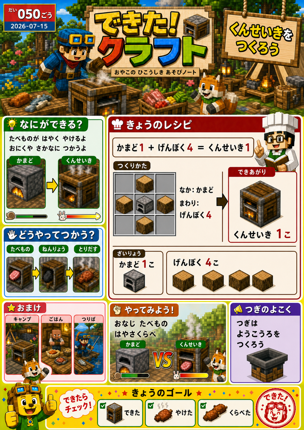 第050号 燻製器をつくろう の誌面画像